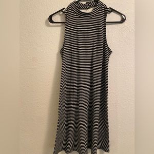 Love, fire striped dress